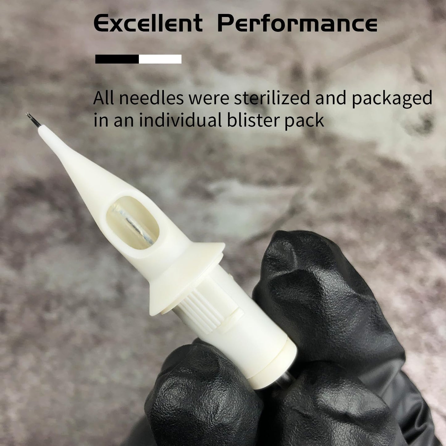 BIGWASP 5RL Disposable Tattoo Needle Cartridge #12 Standard 5 Round Liner (1205RL) 20Pcs