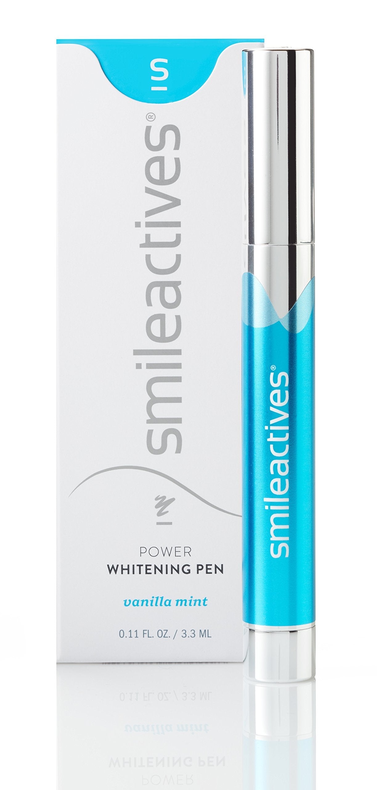 Smileactives Advanced Teeth Whitening Pen- with Tooth Whitening Gel for White Teeth, Vanilla Mint Duo Pack + Winterberry Duo Pack - Travel Size 0.11 Ounce Each