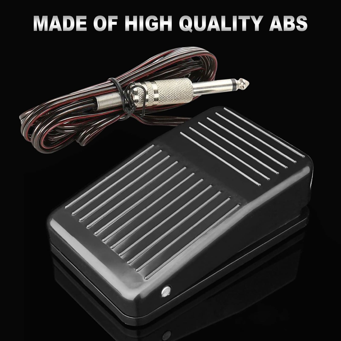 Tattoo Foot Pedal - Yangna Tattoo Pedal with 5'ft Clip Cord And Standard 1/4 Phono Plug Tattoo Foot Switch
