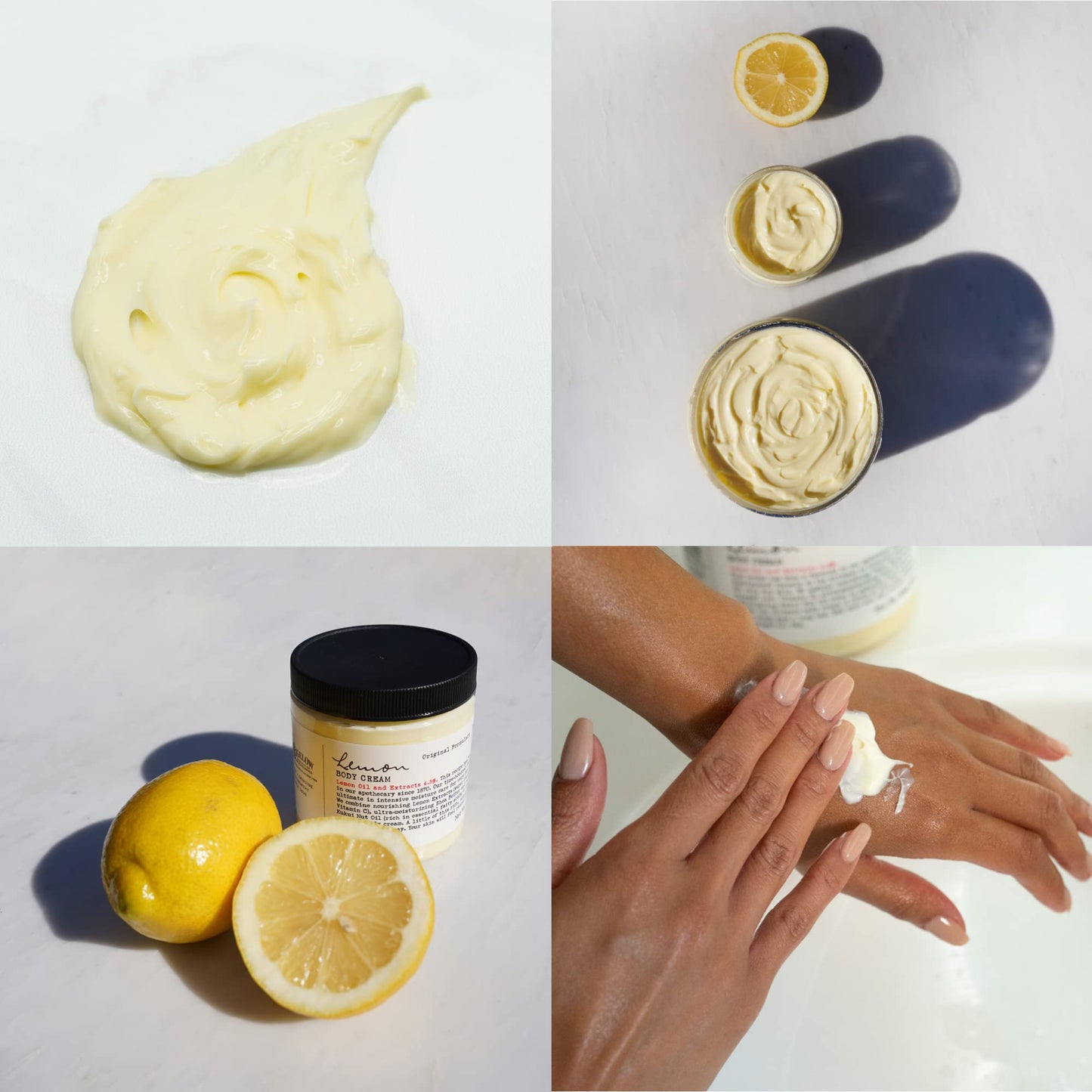 C.O. Bigelow Lemon Body Cream- No. 005, 32 oz. & Lemon Hand Treatment No. 1135, 3 oz.