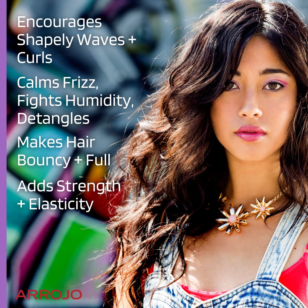 ARROJO Curl Hydration Curly Hair Shampoo – Paraben & Sulfate Free Shampoo – Anti Frizz Moisturizing Shampoo w/ White Truffle, Chardonnay Grape Seed – Wave-Defining Curl Shampoo (33.8 ounce)