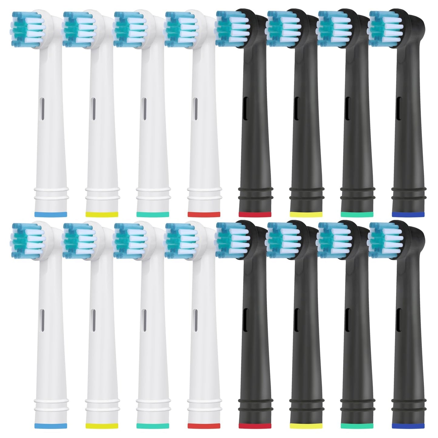 Toothbrush Replacement Heads Refills for Oral B - Precision Clean Brush Head for Gentle & Effective Cleaning and Optimal Dental Care, by DeBizz (16)