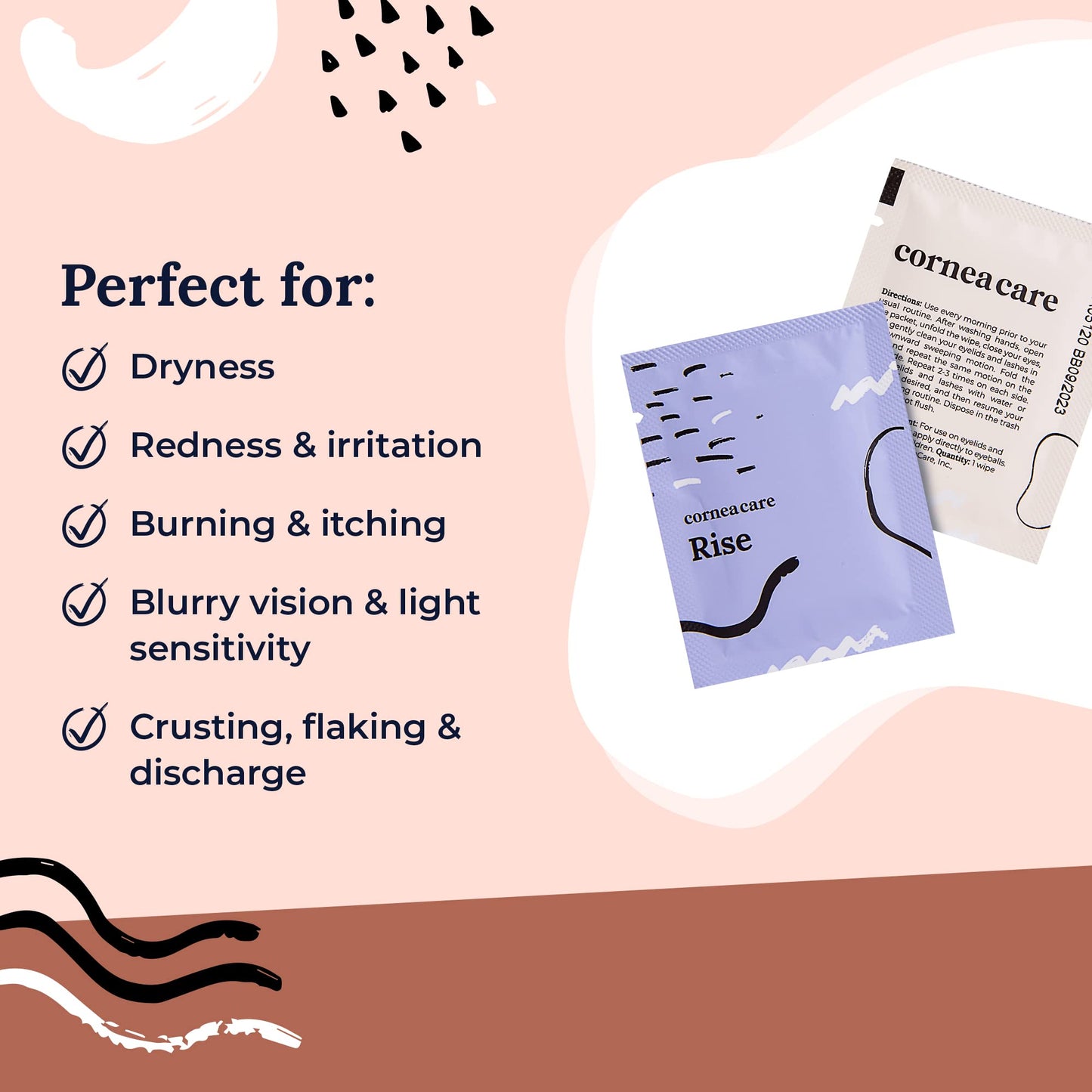 The Eyelid Hygiene Foundation | Self Heating Warm Compress for Eyes | Eye Wipes for Dry Eyes | Eye Compress for Puffy Eyes | Eye Mask for Fast Relief of Dry Eyes | Eyelid Wash Pads | Travel Friendly