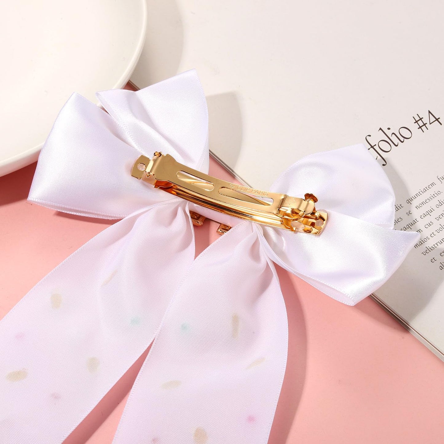 Teacher Hair Bows for Women Teacher Accessories Back To School Pencil FRI-YAY Hair Bow Clips Rhinestone Jeweled Teacher Hair Ribbons Barrettes Back To School Outfits Teacher Appreciation Gifts