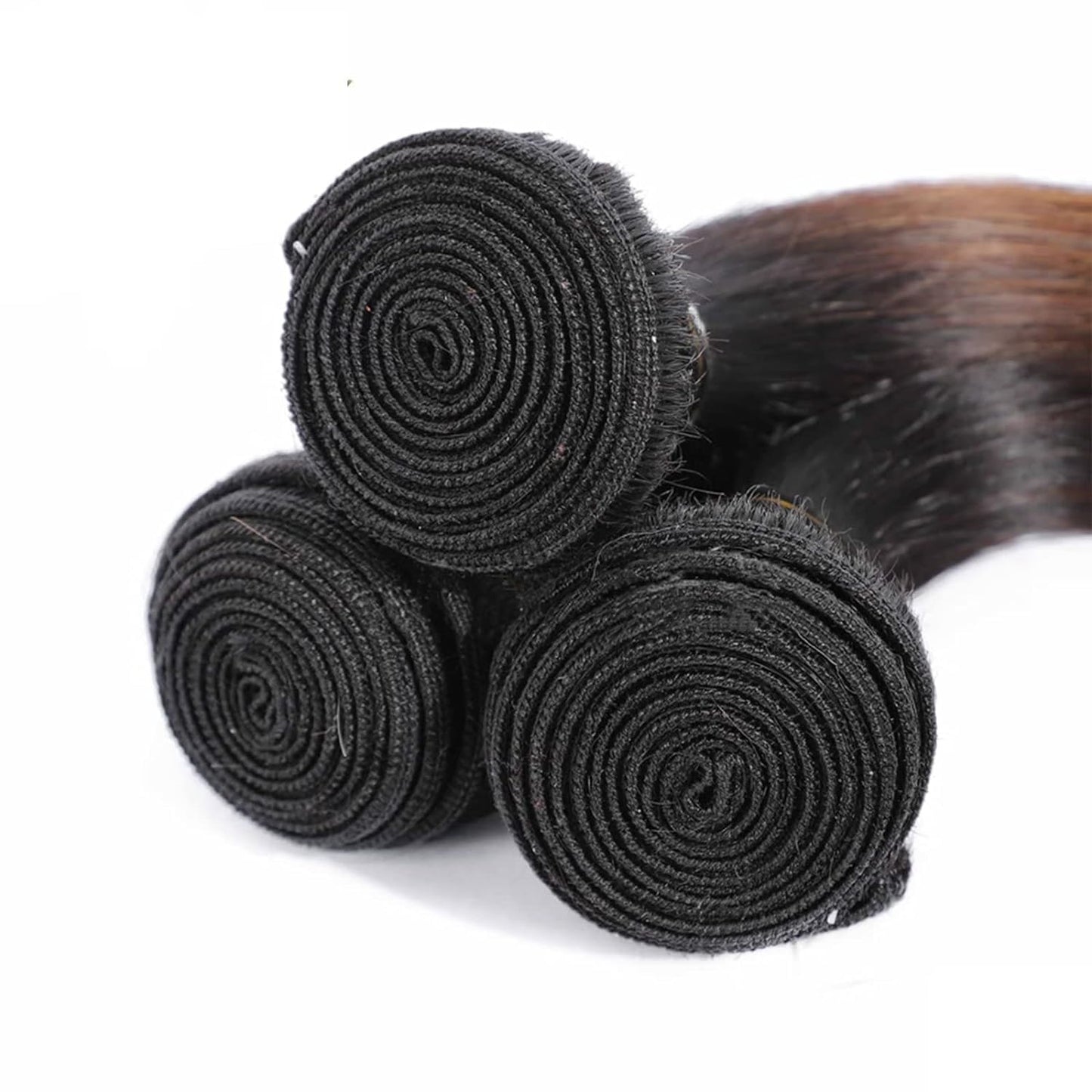 Ombre Hair Straight Hair 3 Bundles(141618) Human Hair Weaves Extensions 100% Virgin human hair straight bundles