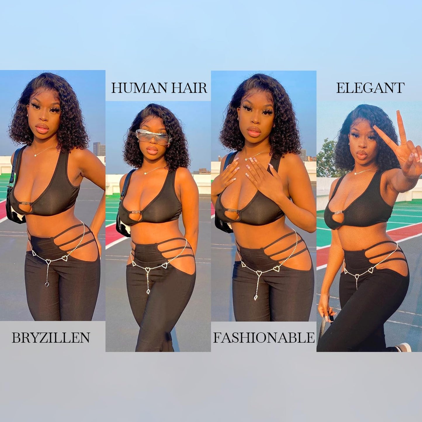 Short Curly Bob Wig Human Hair 13x4 HD Lace Front Wigs Human Hair Pre Plucked Deep Wave Lace Front Wig For Women 180% Density Bleached Knots Short Curly Lace Front Wig Human Hair Natural Color 12 Inch