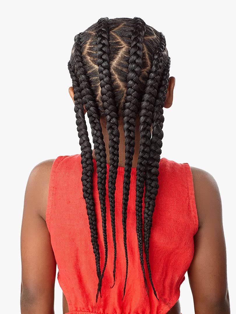 Sensationnel Braiding African Collection 3X X-PRESSION KIDS PRE-STRETCHED BRAID 28″ (3-PACK, 2)