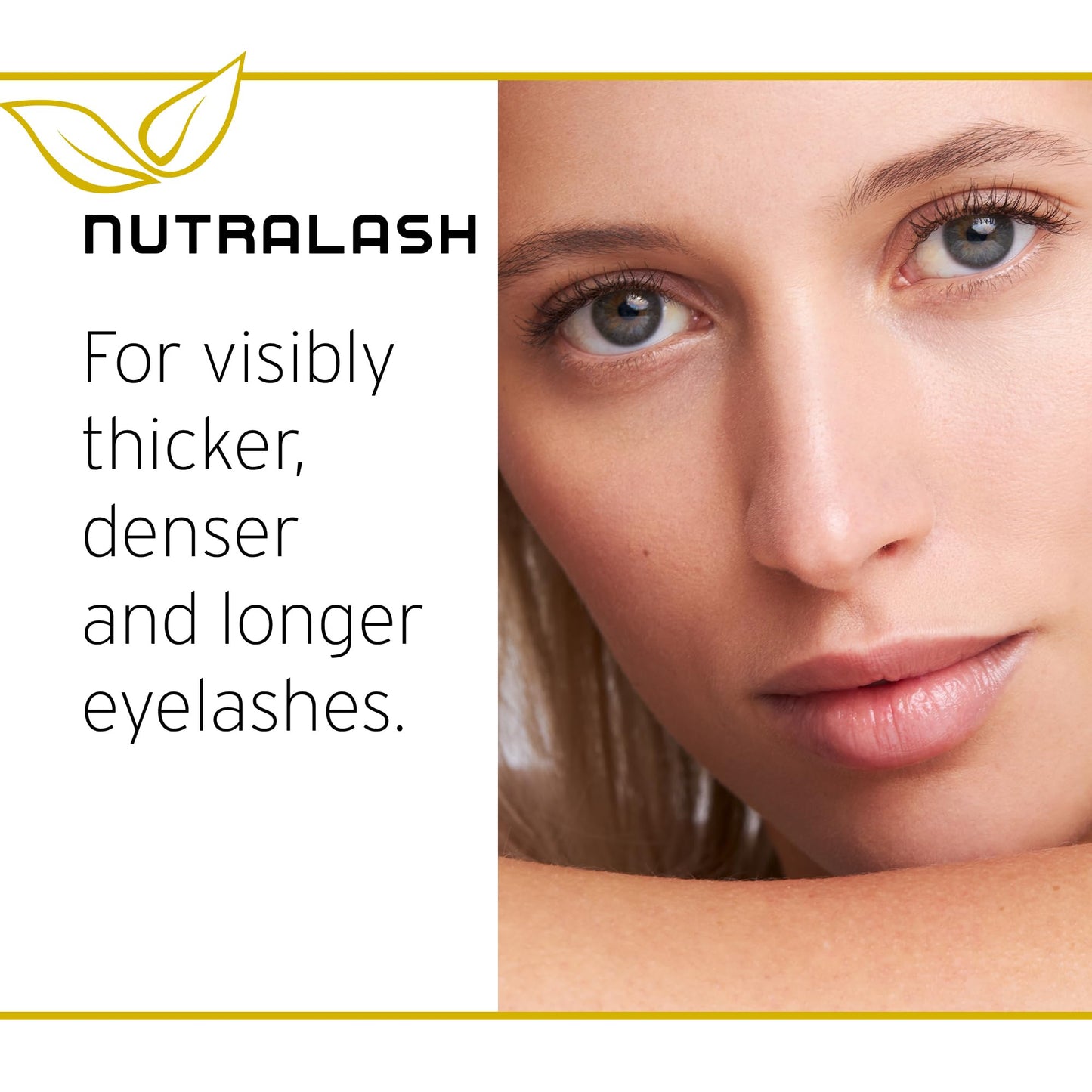 Nutralash Eyelash Formula - Eyelash Serum for Longer Eyelashes in Just 6-8 Weeks I Lash Serum I Eyelash Growth Serum I Made in Germany I 3ml