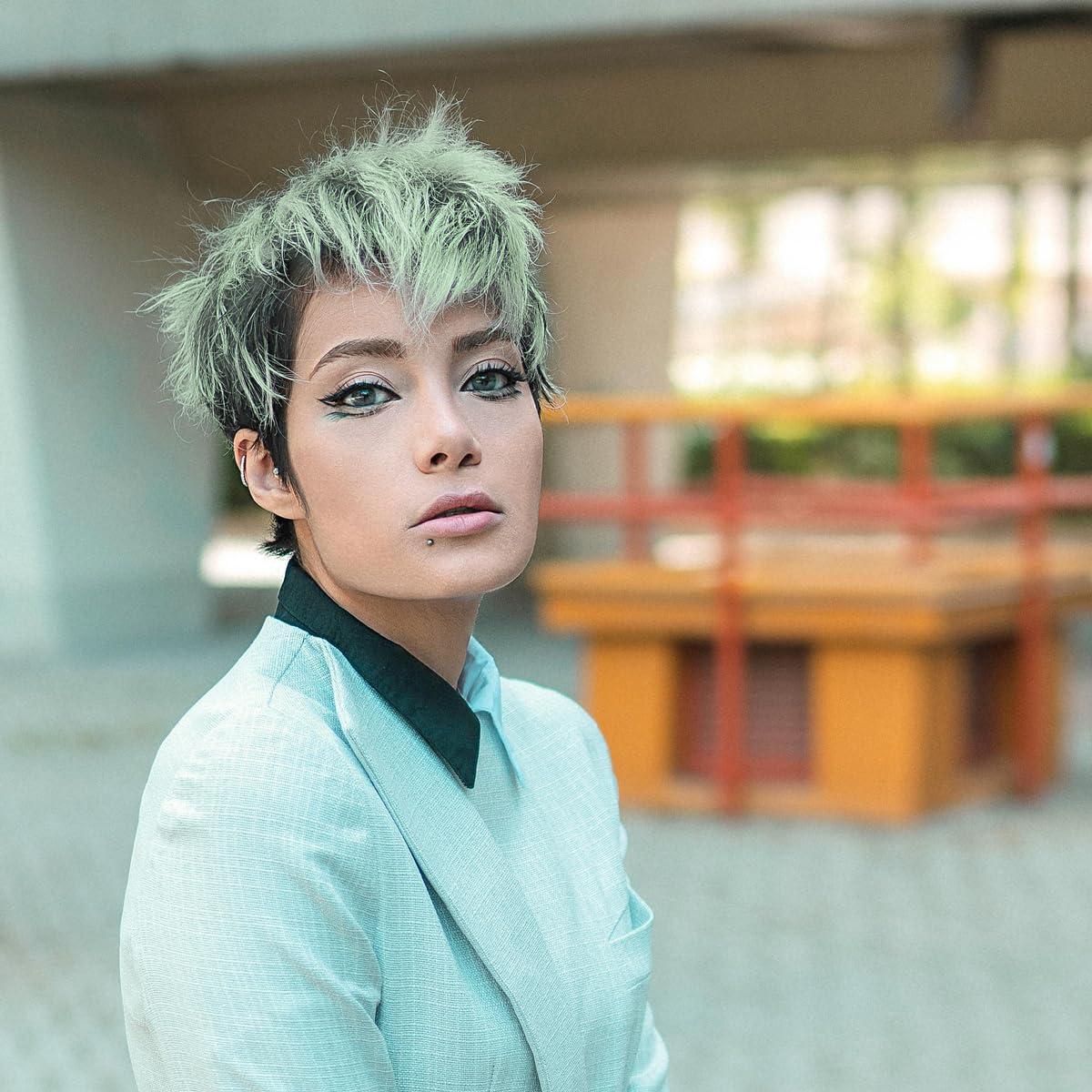 ARCTIC FOX Vegan and Cruelty-Free Semi-Permanent Hair Color Dye (8 Fl Oz, PISTACHIO MACARON)