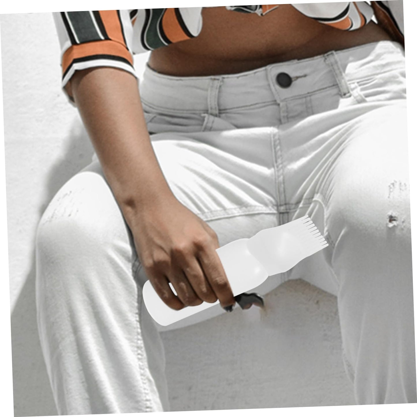 Beatifufu 2pcs Hair Dye Bottle Applicator Hair Scalp Massager Brush Hair Dye Bottle with Comb Hair Oil Bottle Hair Dye Applicator Bottle Comb Applicator Oil Comb Hair Comb Shampoo