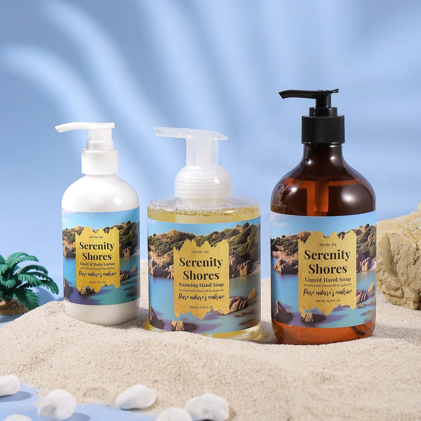 ROMIIE ZOI Costa Smeralda Serenity Shores Hand & Body Lotion - Marine Mirage Aroma, 236ml (8 fl oz)