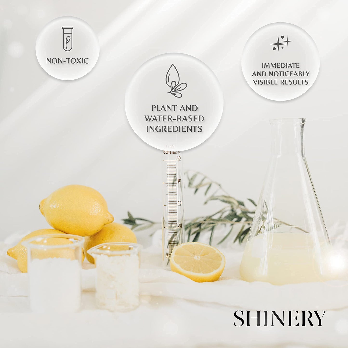 Shinery Bridal Illuminating Pom (1 Pack of 3) Bridal Radiance Wash Bridal Radiance Towelettes (1 Pack of 10)
