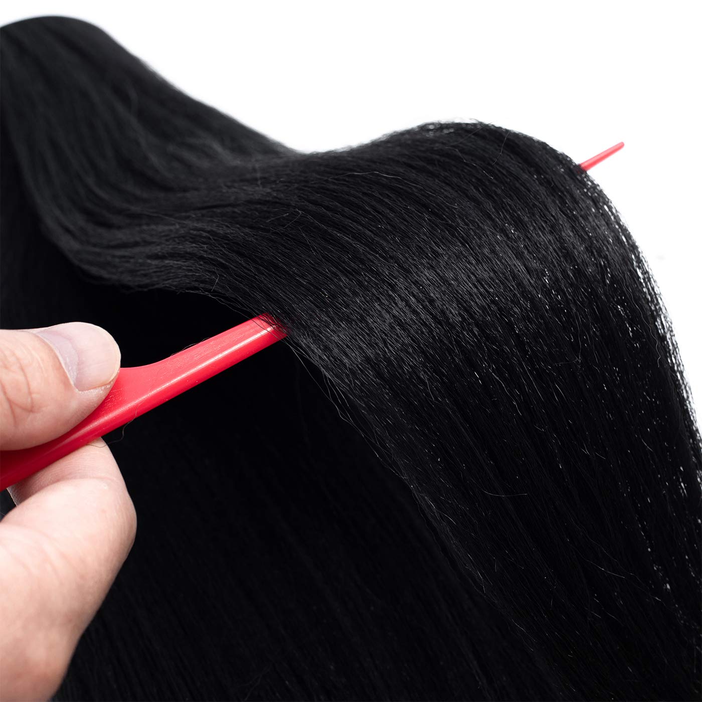 Callia Braiding Hair Pre Stretched 26 Inch Braiding Hair 8 Packs Kanekalon Braiding Hair Synthetic Braiding Hair Extensions Black Braiding Hair 1B