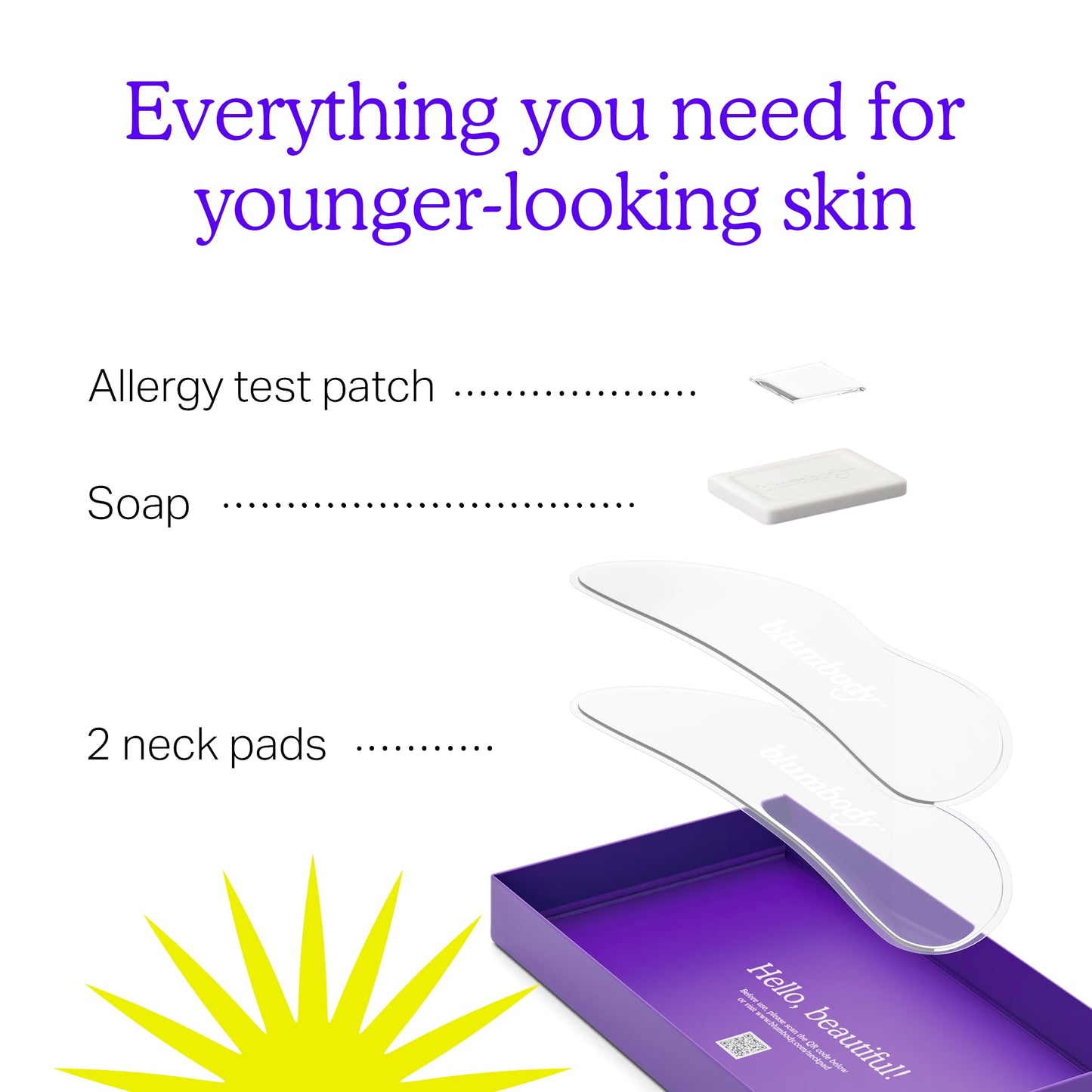 BLUMBODY Face Wrinkle Patch Complete Set, Chest Wrinkle Pad and Neck Wrinkle Pads Set Bundle