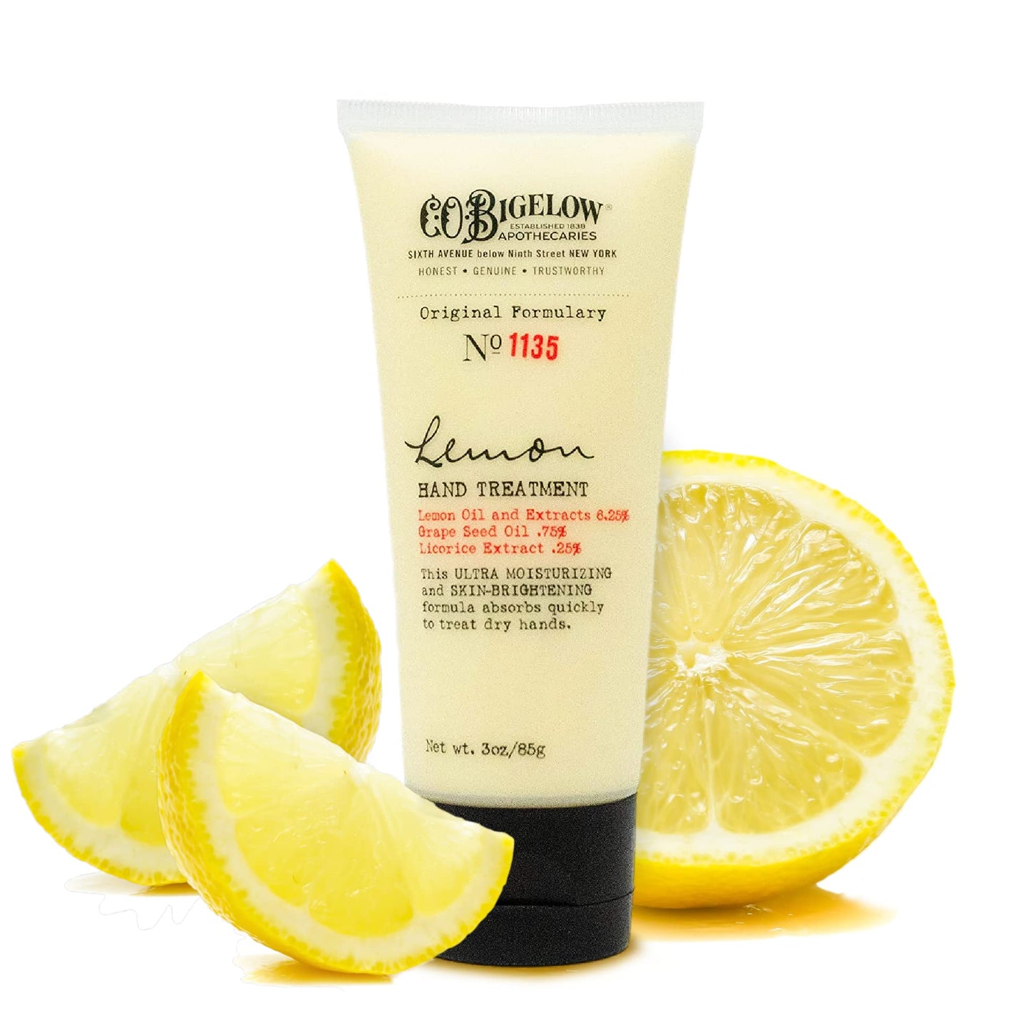 C.O. Bigelow Lemon Body Cream- No. 005, 32 oz. & Lemon Hand Treatment No. 1135, 3 oz.