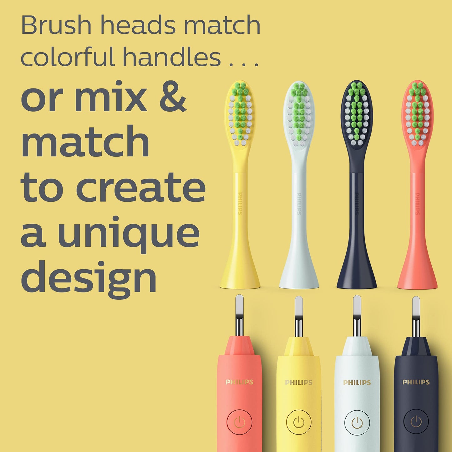 Philips One by Sonicare, 2 Brush Heads, Mango, BH1022/02