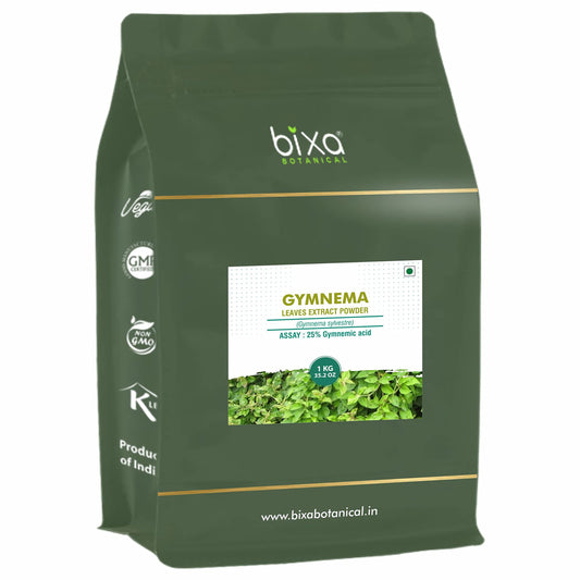 bixa BOTANICAL Ayurvedic Natural Herbal Supplement Gymnema Leaf Extract 25% Gymnemic Acid (Gudmar, Shardunika) | Digestive Stimulant | Natural Herbal Supplement (35.2 Ounce (Pack of 1))