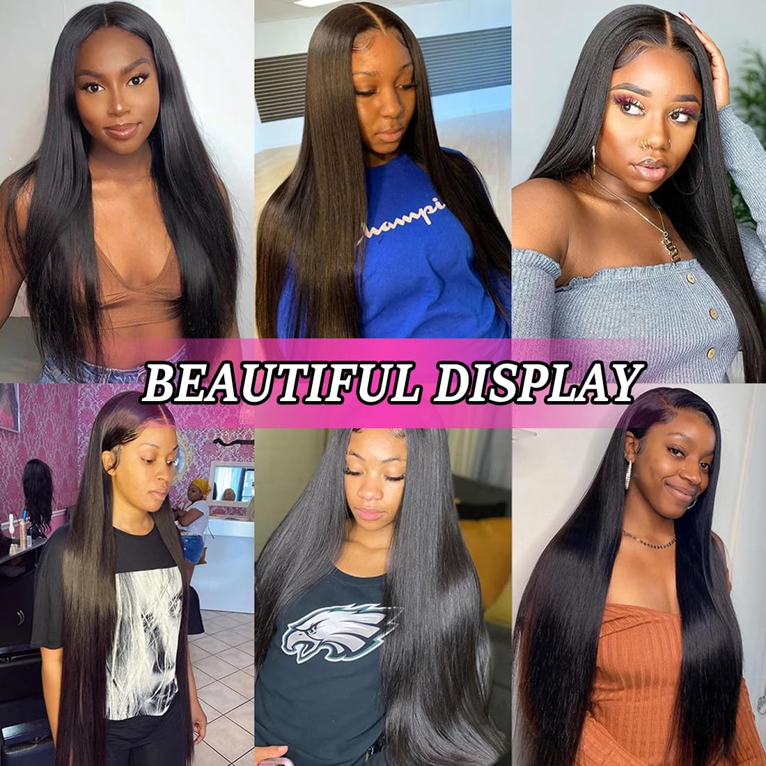 Straight Lace Front Wigs Human Hair 220% Density 13x4 HD Lace Front Wigs Human Hair Pre Plucked Straight Human Hair Wigs for Black Women 20 Inch Glueless Brazilian Lace Frontal Wig with Baby Hair