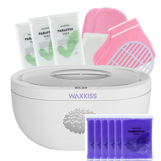 paraffin wax machine kit with an extra box of paraffin wax