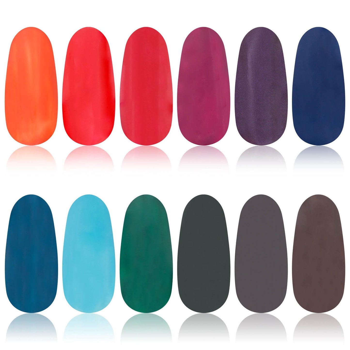 SHANY Cosmetics Nail Polish Set - 12 Bold and Quirky Shades in Gorgeous Semi Glossy and Shimmery Finishes - Funky Collection (Pack of 4)
