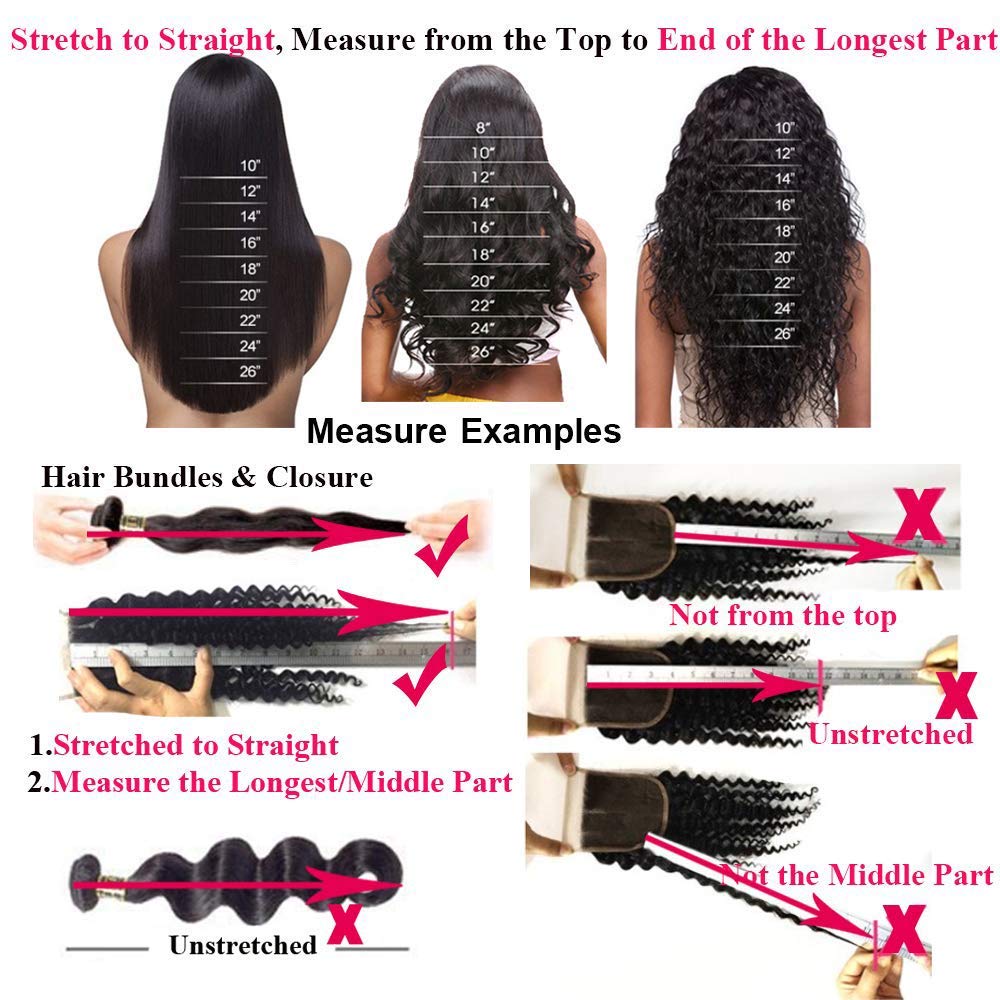 QTHAIR 14A Grade Brazilian Straight Human Hair Bundles With Frontal (12 14 16+10 13x4 Ear to Ear Lace Frontal 100% Unprocessed Virgin Brazilian Human Hair Straight Hair Natural Color