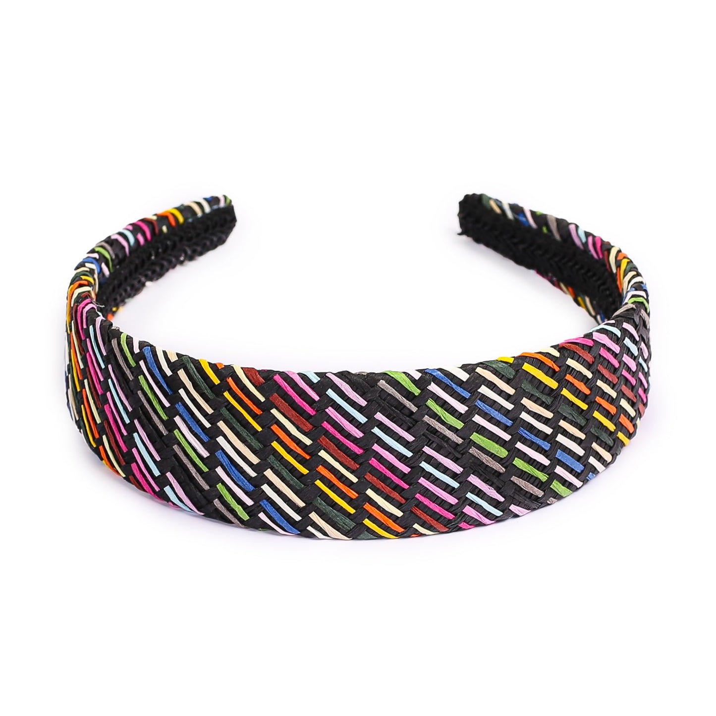 vowyore 3 pack Straw Headbands Fashion Rattan Wide Head Band Boho Headband Summer Bohemian Woven Headwear Hair Head Bands Hair Band for Woman Girl Hair Accessories