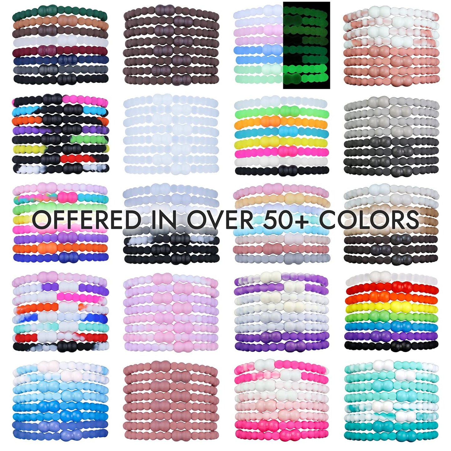 PRO Hair Tie - Easy-Release Clasp - Secure Hold - No Damage - Great for ANY Active Lifestyle (Rose Gold Pack of 8)