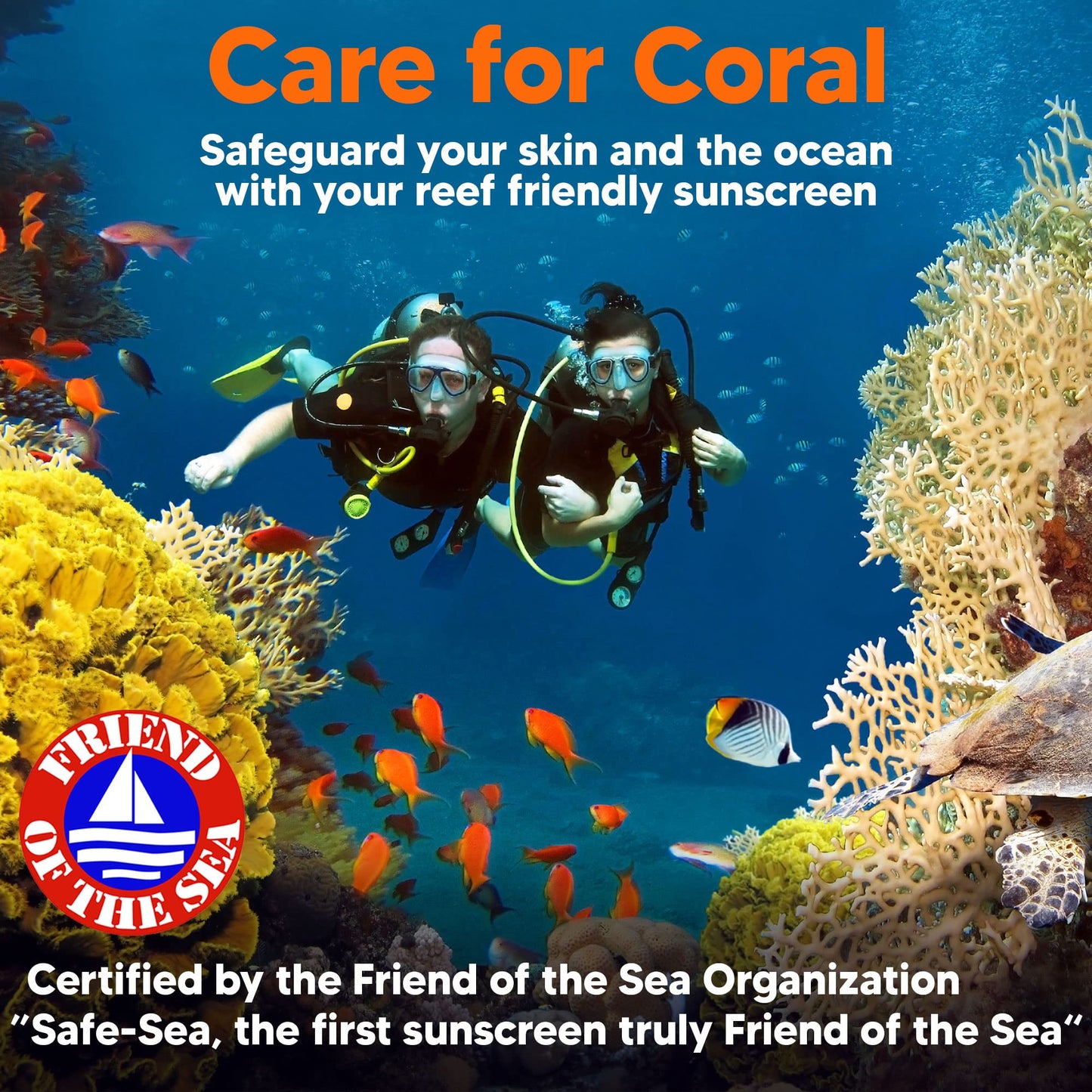 Safe Sea SPF50+ Kids Sunscreen | Travel Size 3.4 oz. | For sensitive skin | anti-jellyfish and Sea Lice sting protective lotion | Coral reef safe sunscreen (3.4 oz. tube 2 pack)