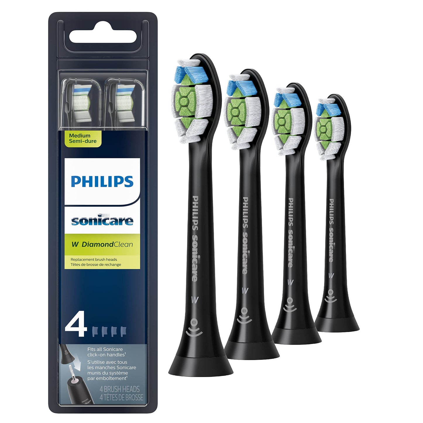 Philips Sonicare Genuine DiamondClean and A3 Premium Toothbrush Heads