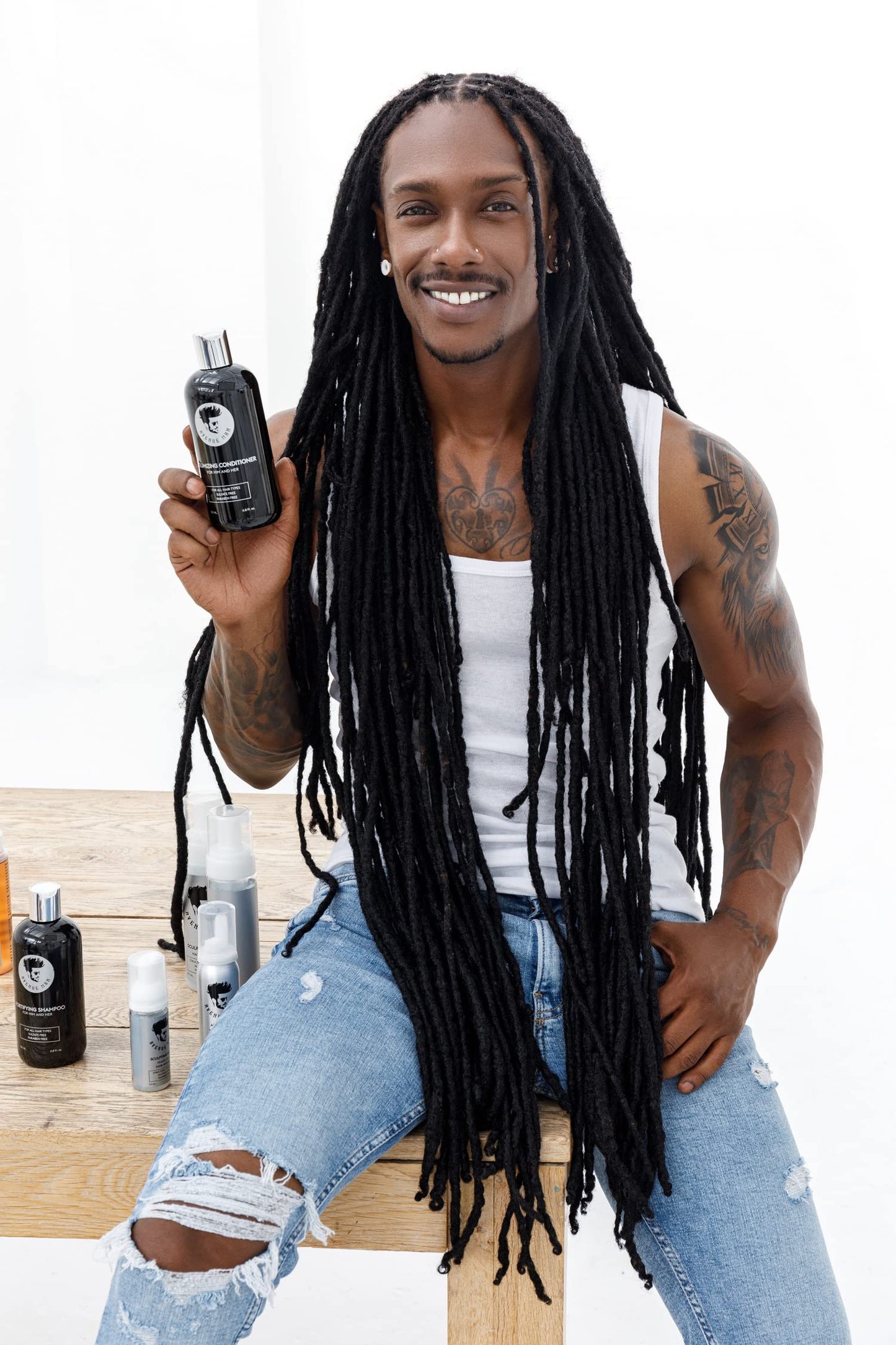 Avenue Man Volumizing Conditioner (12 Fl Oz) - Hair Products For Men - Volumizing and Hydrating Conditioner with Herbal Extracts