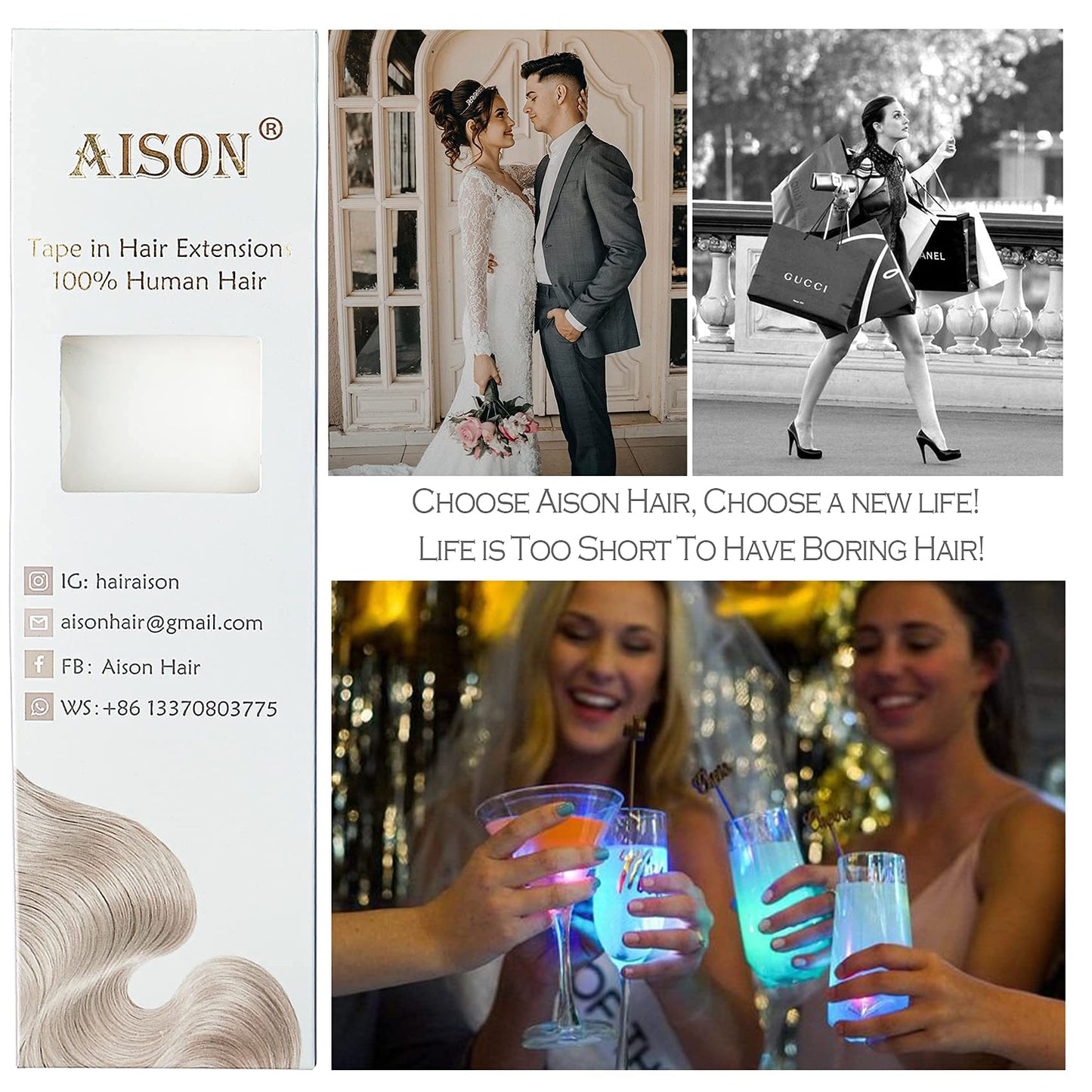 Tape in Hair Extensions Remy Human Hair Ombre Color Golden Brown Highlights Bleach Blonde Invisible Skin Wef 22inch 60g 20 Pieces Staight Tape ins for Fashion Women