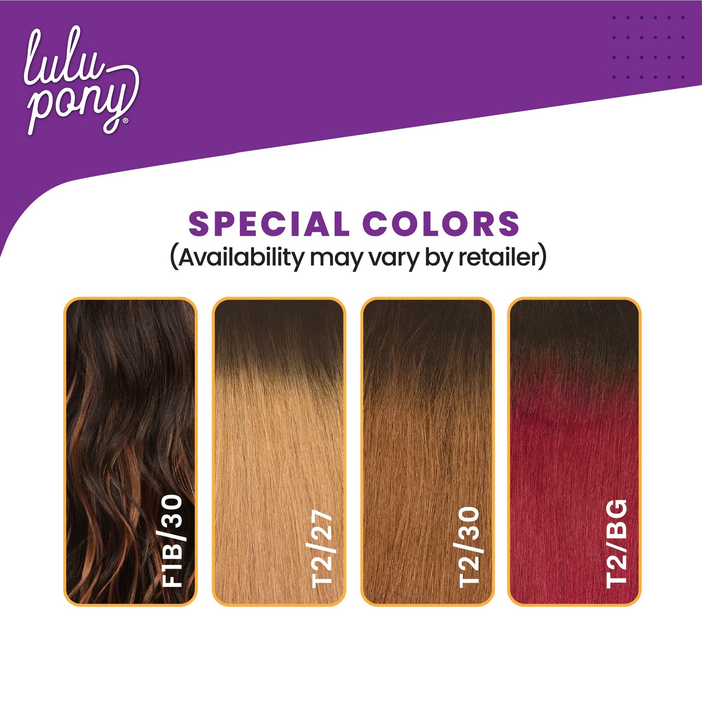 Sensationnel Lulu Pony tail drawstring - Lulu Pony Wini high heat synthetic yaki pony tail or up do wig piece - Lulu Pony Wini (F1B/30)