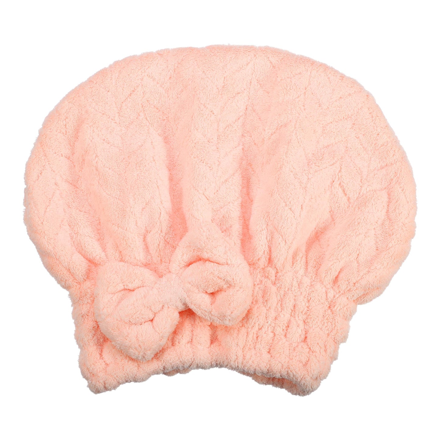 VOCOSTE Diamond Shape Hair Drying Towel Dry Cap, Quick Drying, Lightweight Strong Absorbent, for After Bath Drying Hair, Pink