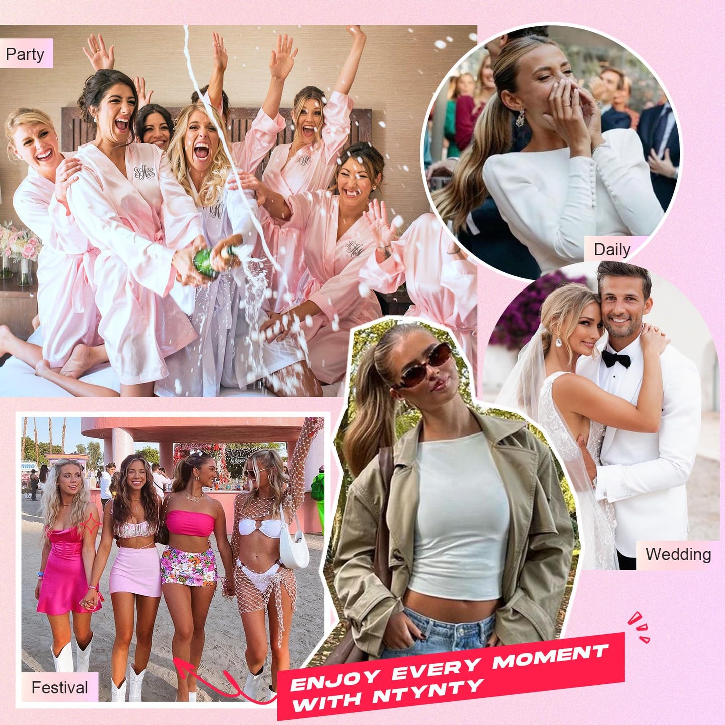 NTYNTY Ponytail Extension, 18" Super Lightweight Drawstring Ponytail Hair Extensions Natural Soft Synthetic Wavy Curly Pony Tail Hair Pieces for Women - Golden Blonde