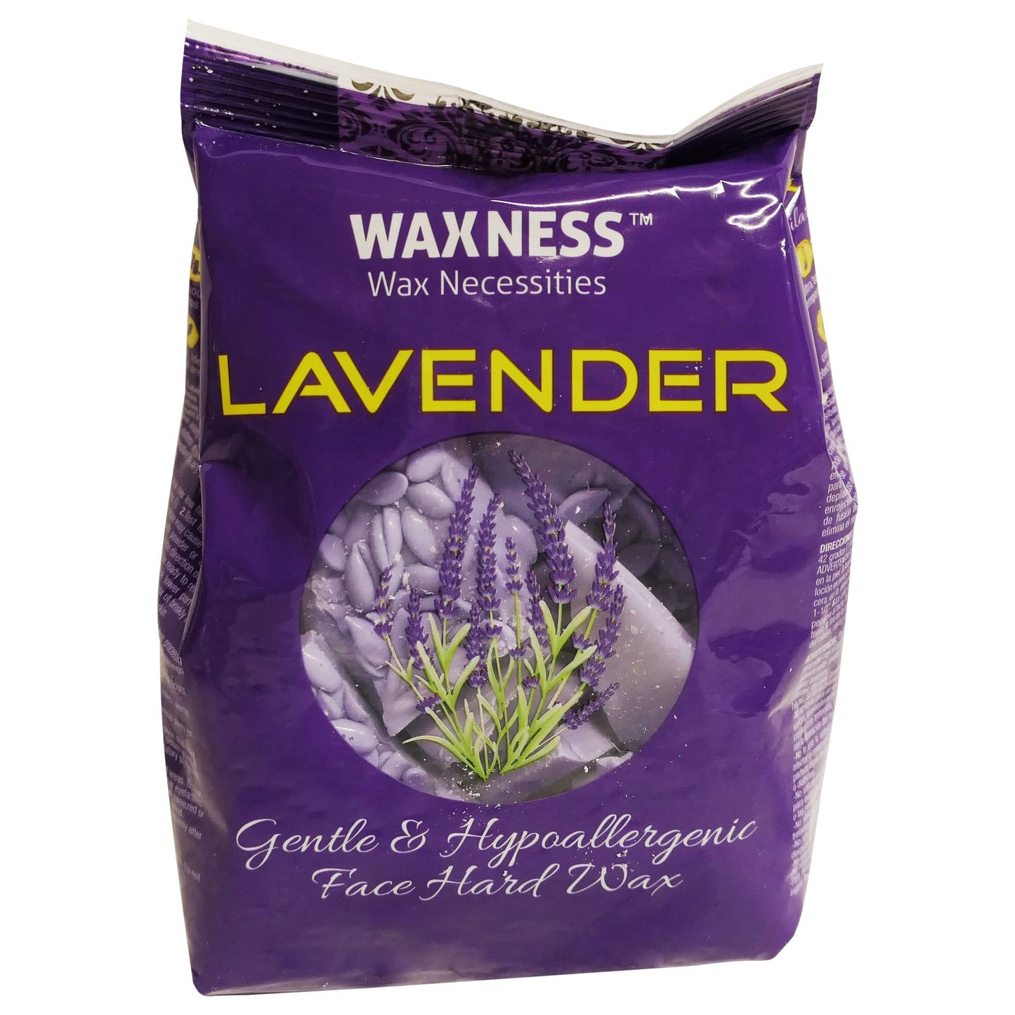 Waxness Face Lavender Stripless Waxing Kit with 14 oz / 0.4 kg Wax Bag