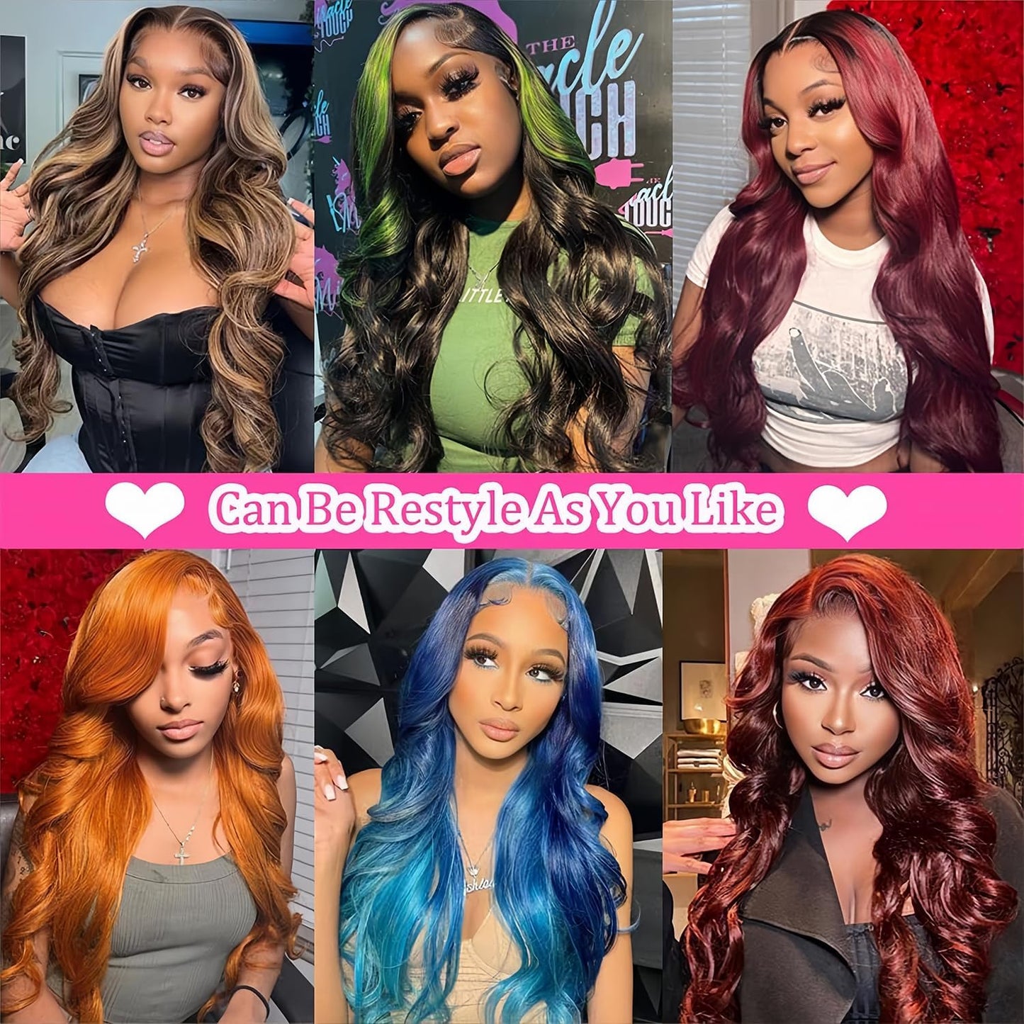 Smilulu 13x4 Lace Front Wigs Human Hair Body Wave Lace Front Wigs Human Hair Pre Plucked 13x4 Hd Lace Frontal Wigs Human Hair Hd Lace Front Wigs for Black Women (20-Inch(Pack of 1))
