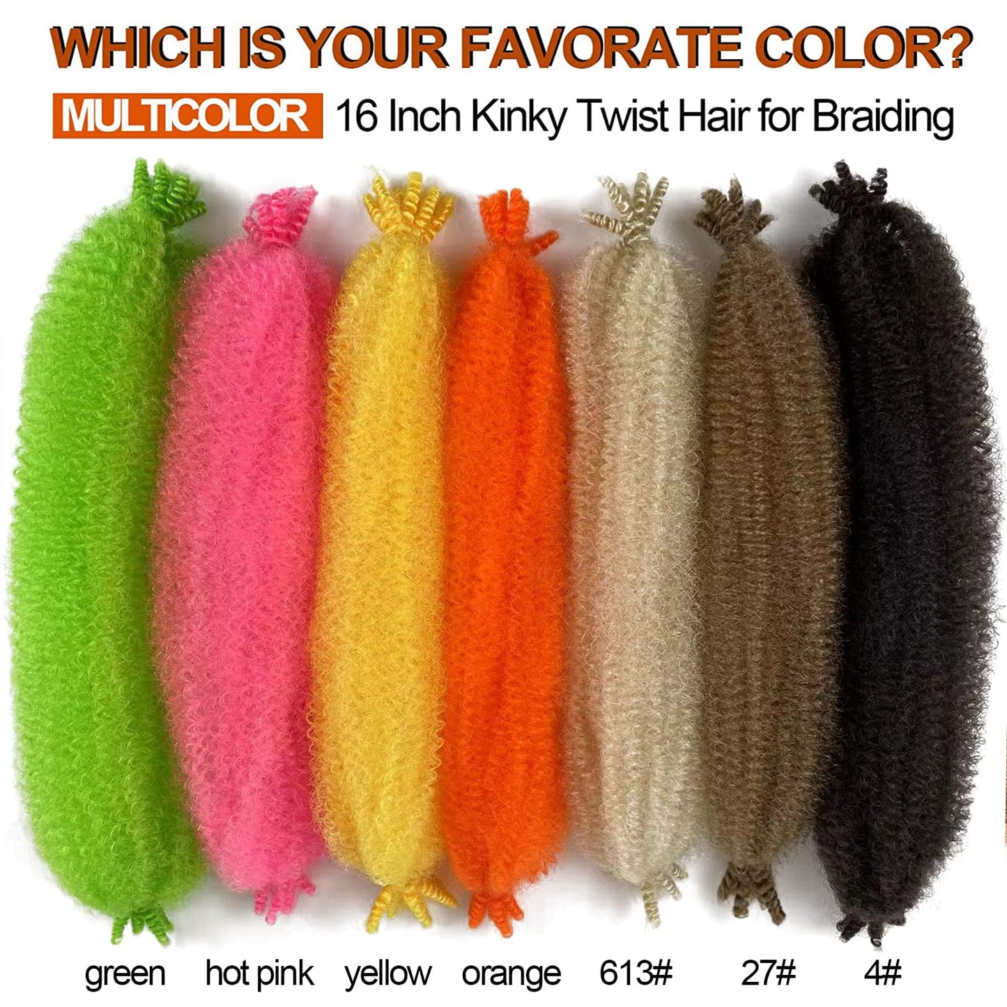 Pink Marley Hair for Kids 3 Pack Pre-Separated Spring Twist Hair for Soft Locs Hot Pink Kids Braiding Hair 16 Inch Springy Afro Twist Crochet Hair Marley Twist Braiding Hair