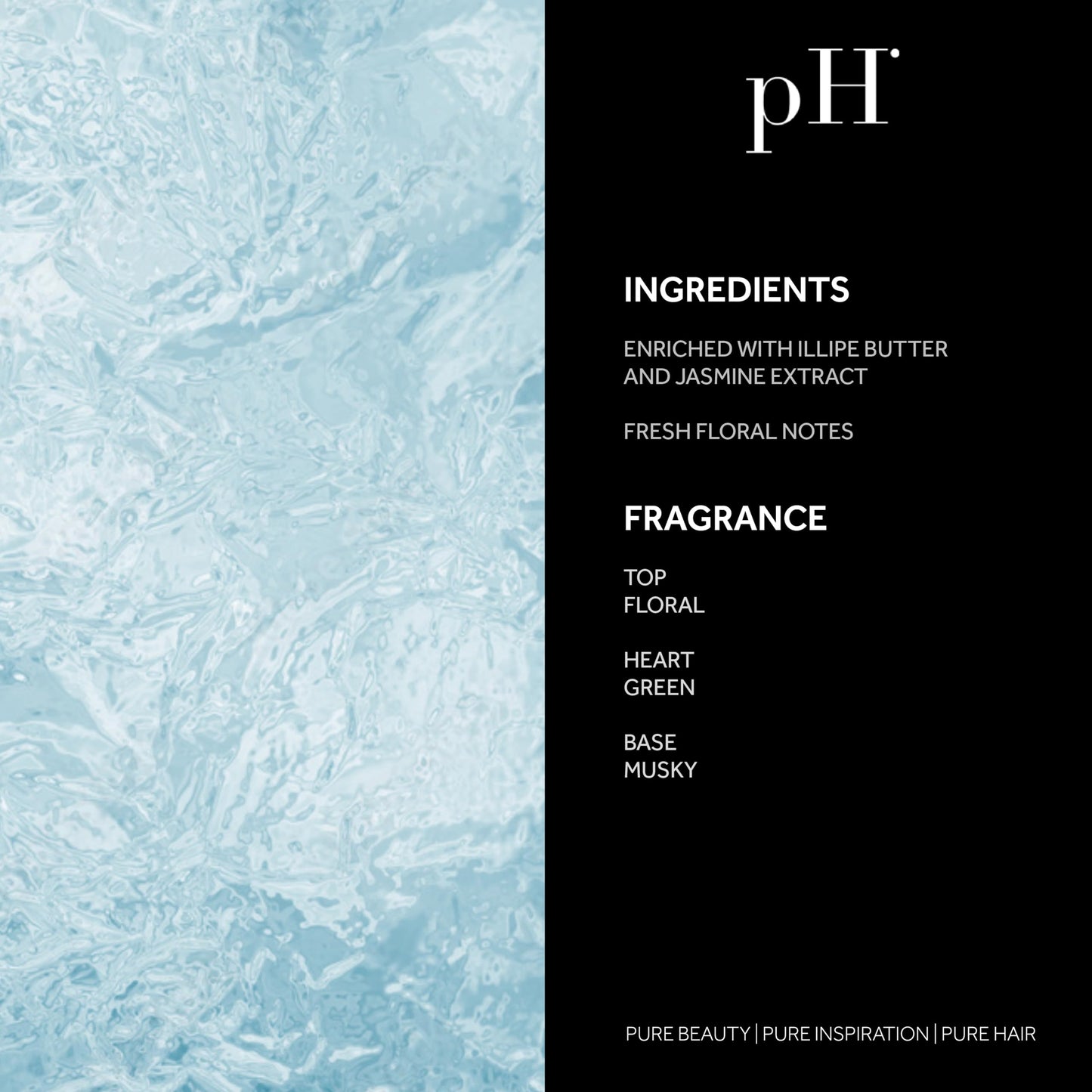 pH Labs Ice Blonde Shampoo & Leave-In Detangler Spray for Blonde Hair – Clarifying Shampoo with Illipe Butter and Jasmine Extract, Sulfate-Free, Fragrance Infused for Softness & Shine - 8.45 oz