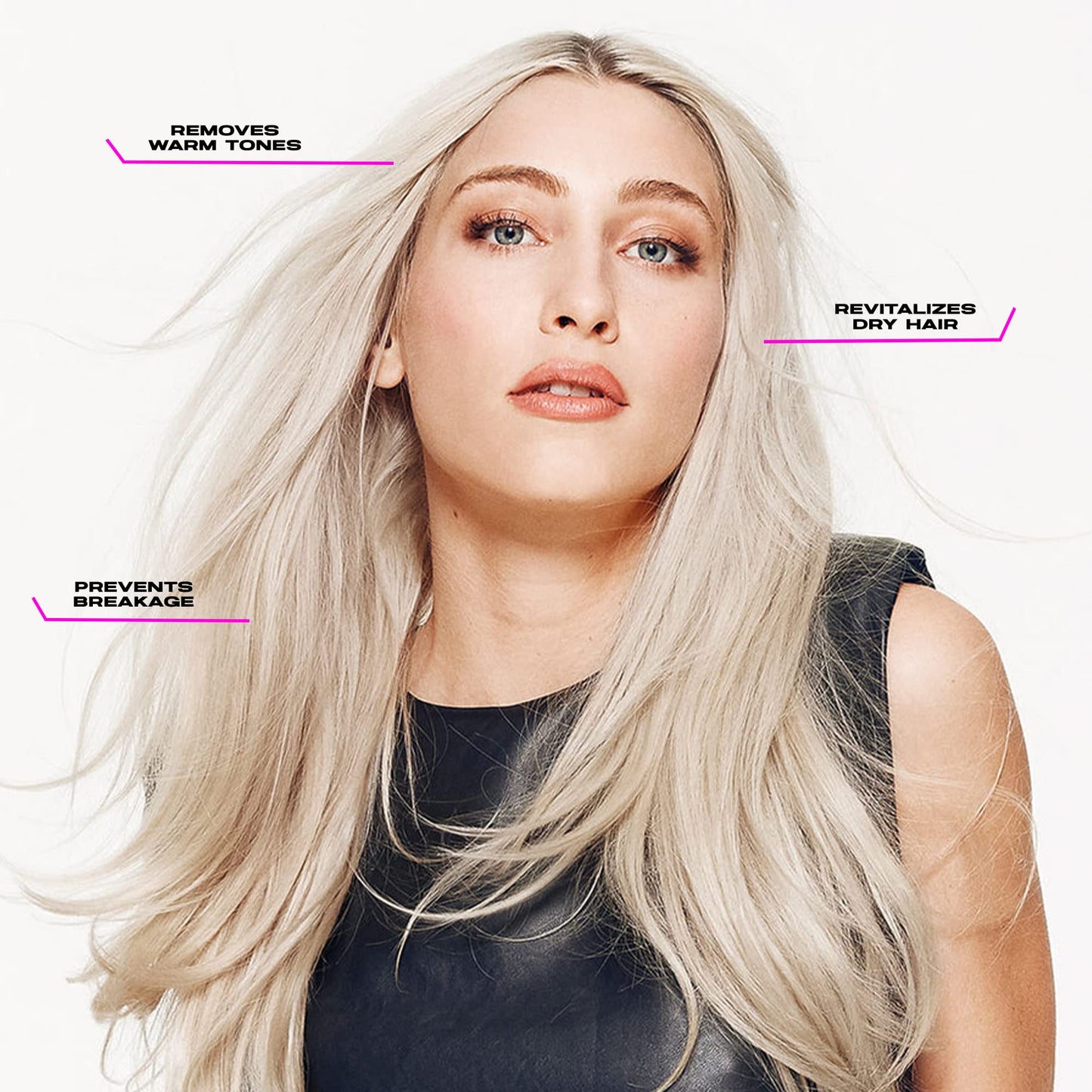 XMONDO Hair Supernova Blonde Toning Shampoo & Conditioner 8 Fl Oz ea. and Leave-in Foam 6.7 oz. Bundle | Vegan Formula with Vegetable Proteins to Replenish, Restore, and Reduce Yellow Tones, 3pc set