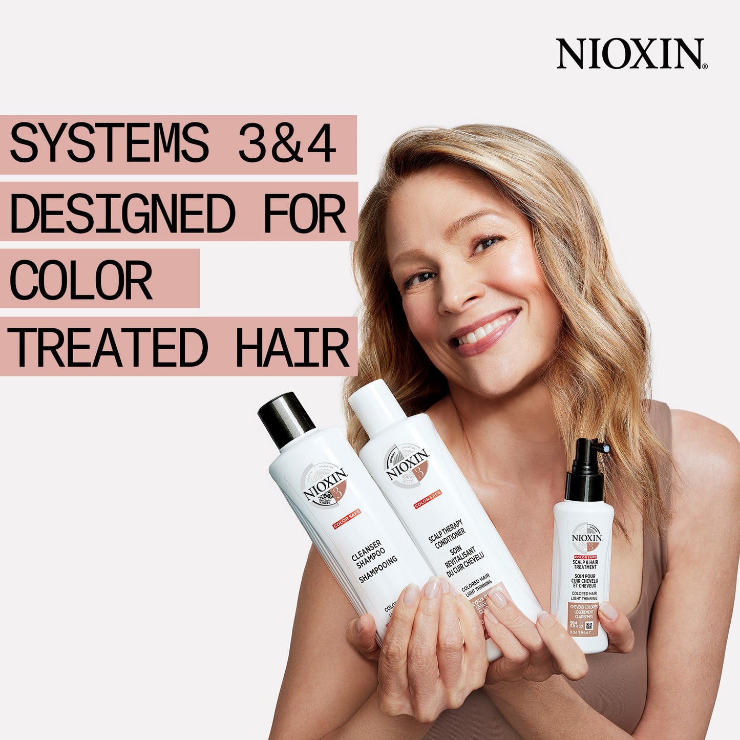 Nioxin System Kit 4, Cleanse, Condition, and Treat the Scalp for Thicker and Stronger Hair, 3 Month Supply + Nioxin Diamax Hair Thickening Treatment for Instant Hair Fullness
