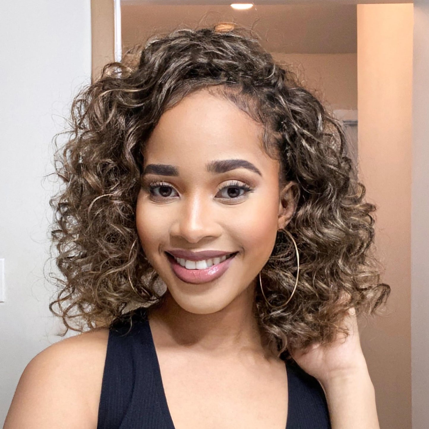 Ocean Wave Crochet Hair 9inch 7Pack Deep Wave Crochet Hair for Black Women Wet And Wavy Crochet Hair Beach Curl Crochet Hair Extensions T27…