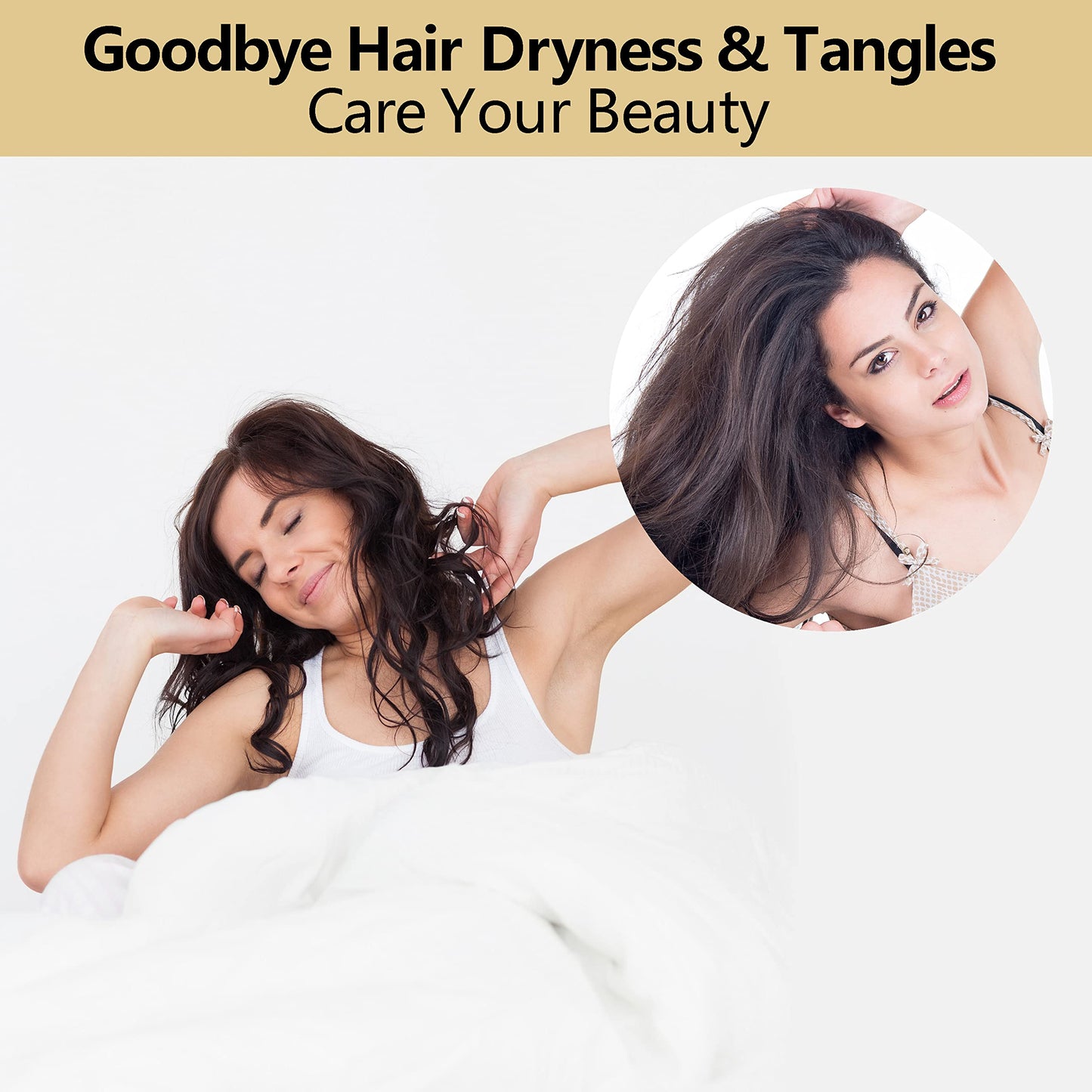 Adjustable Silk Satin Bonnet for Sleeping Hair Wrap, Double Layer Sleep Cap, Night Turban for Large Long Curly Braid Women Men Hair - Daisy