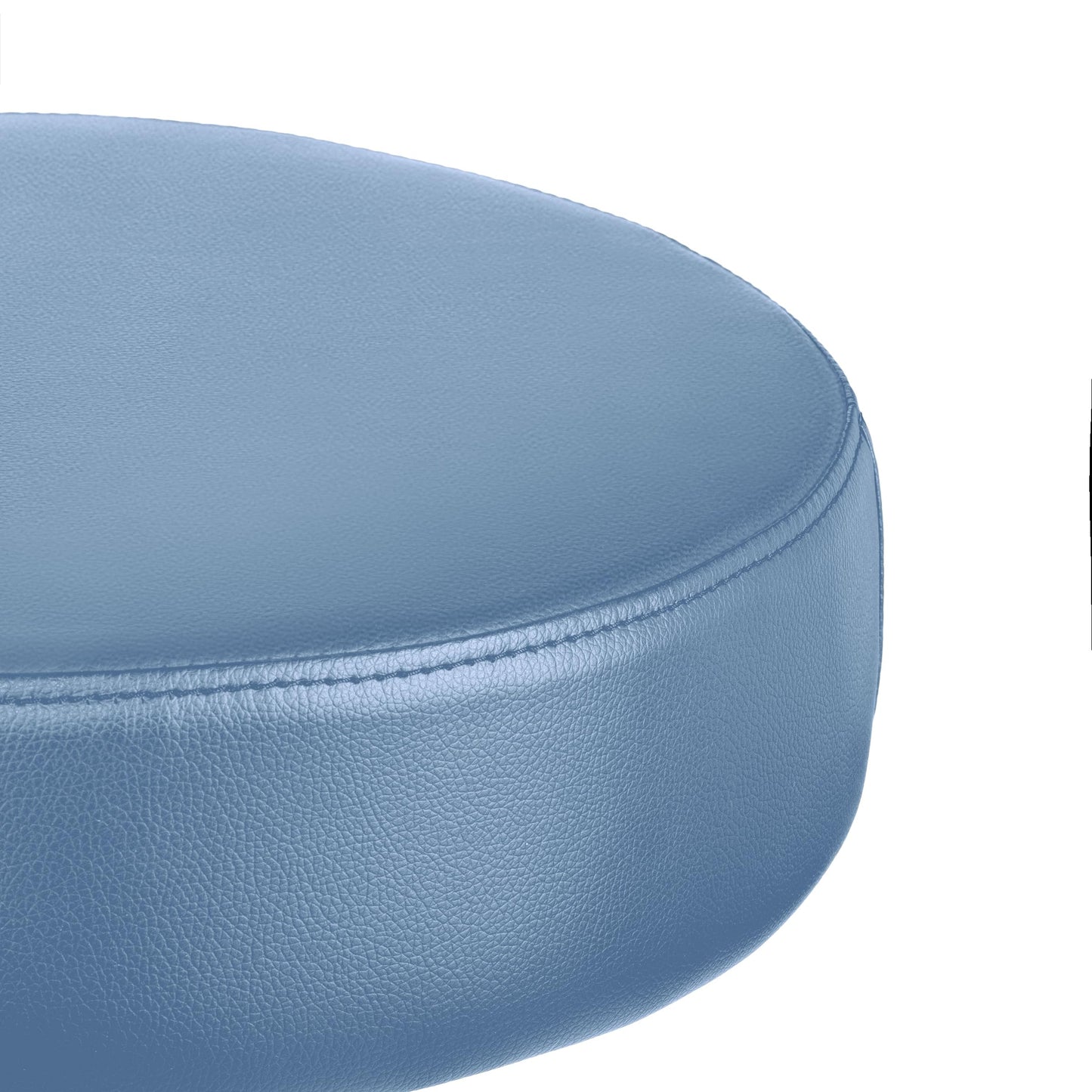 AdirMed Lux Height-Adjustment Stool - Pneumatic Rolling Swivel Chair- Versatile Mobility & Elevation Seat Ideal for Spa Salon Home & Office Use (Blue)