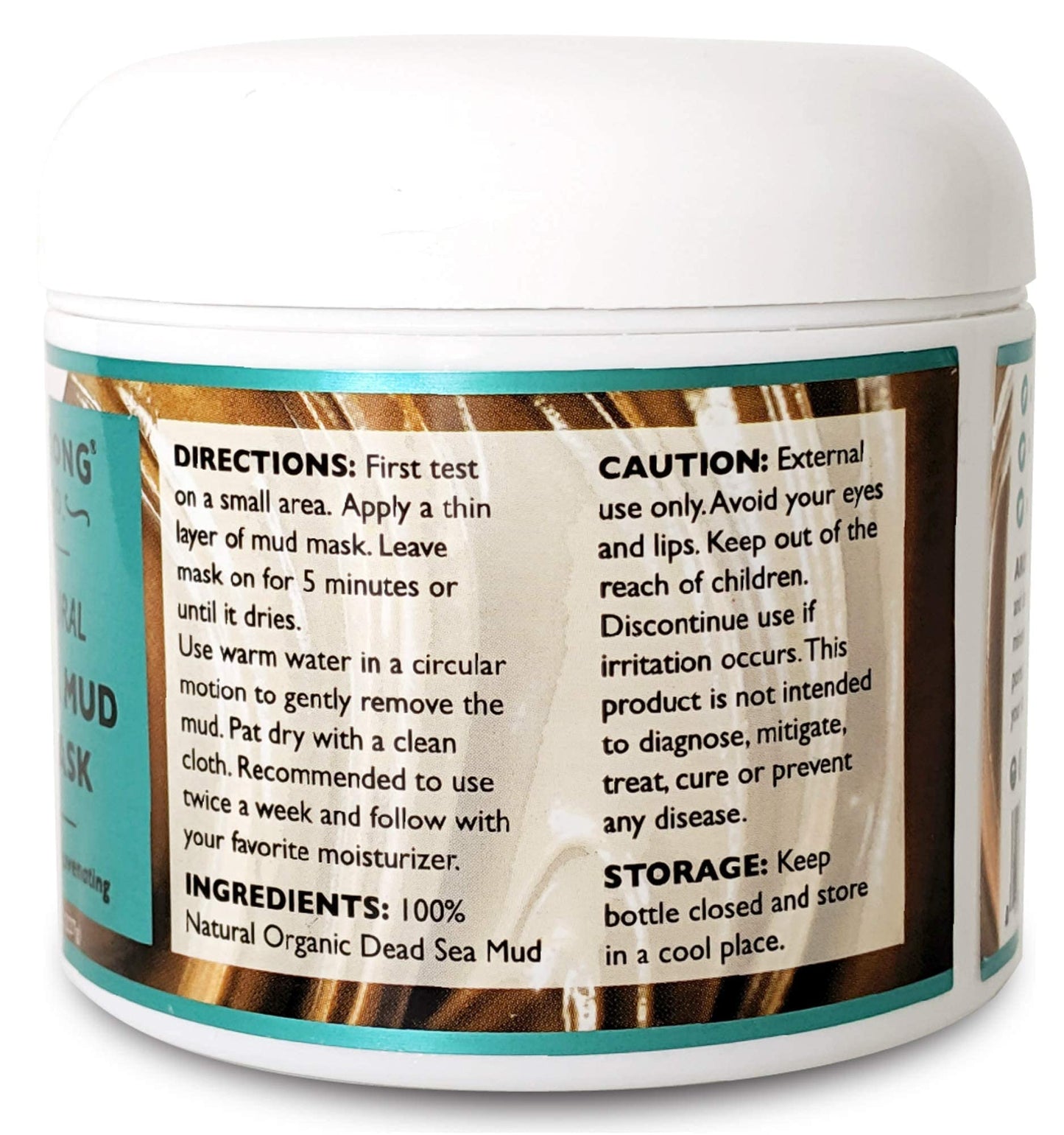 20 lbs Raw Dead Sea Bath Salt in Resealable Pack with 100% Pure Dead Sea Mud Facial Mask - 5 Minute Mask - No Ingredients Added