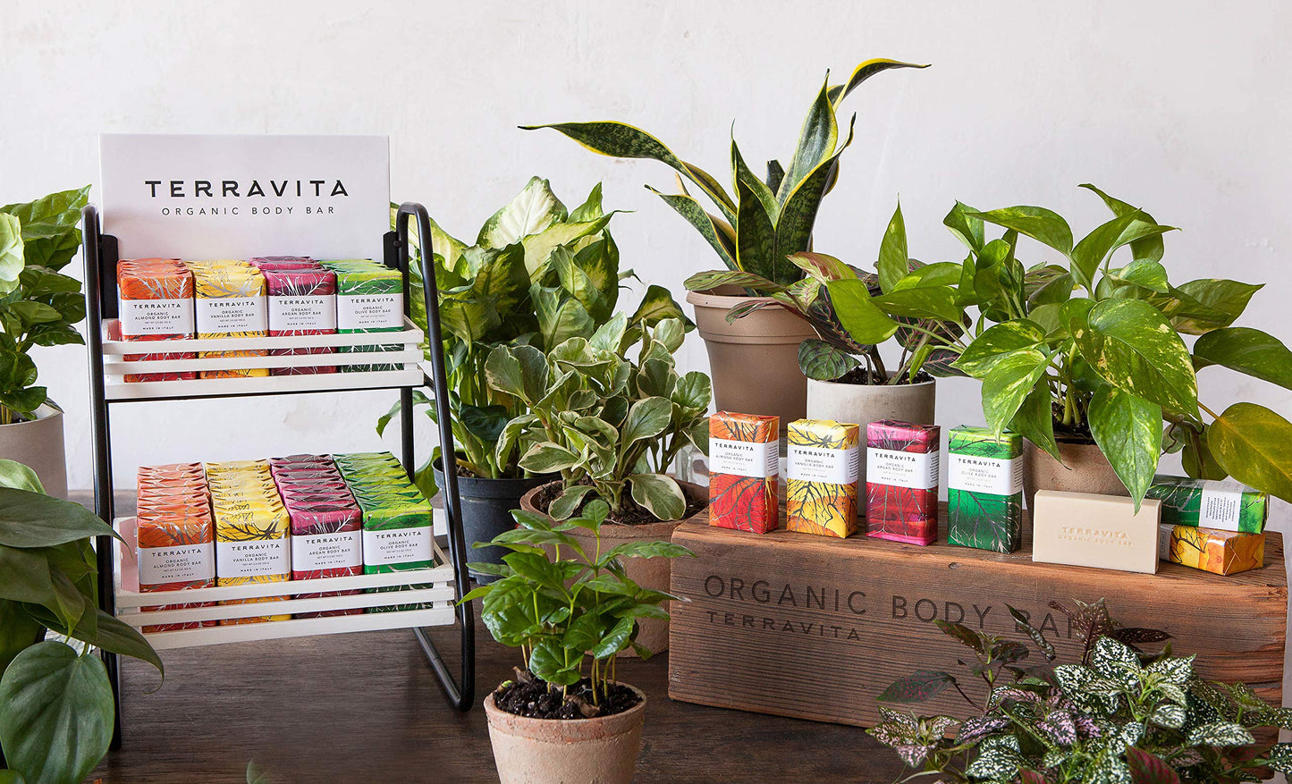 Terravita Organic, Vegan, & Gluten-Free Body Bar Soap, Vanilla, 100 Gram