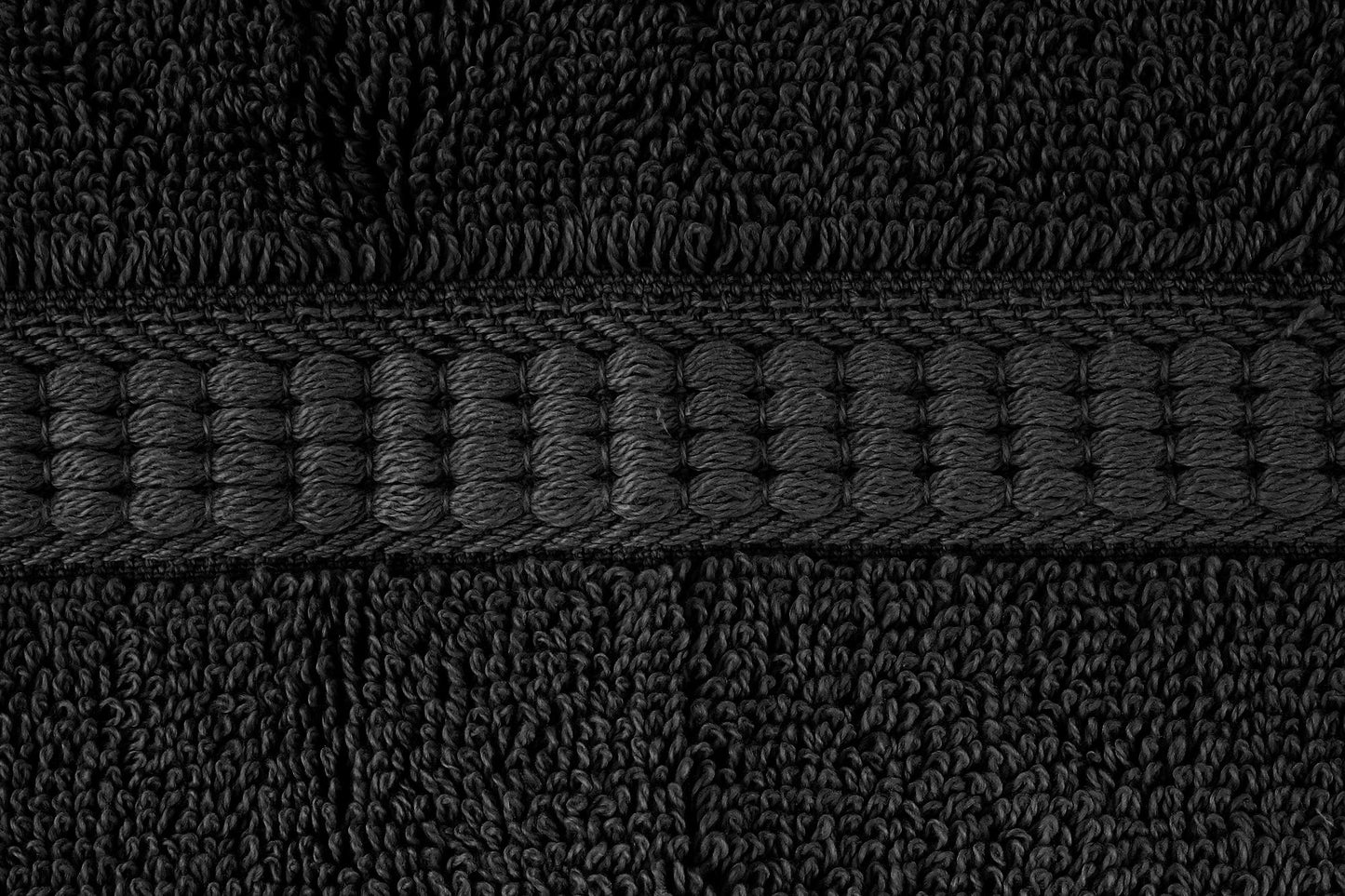 Utopia Towels [12 Pack Premium Wash Cloths Set (12 x 12 Inches) 100% Cotton Ring Spun, Highly Absorbent and Soft Feel Essential Washcloths for Bathroom, Spa, Gym, and Face Towel (Black)