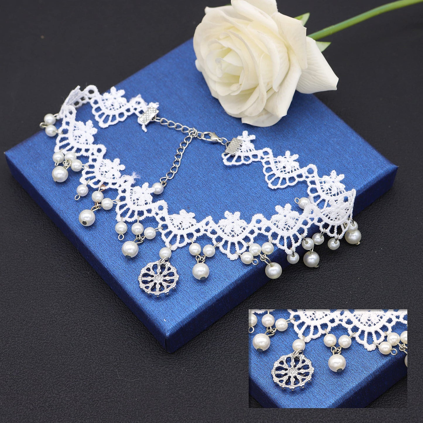 Braveamor Bridal Headpiece Headband Wedding Hair Vine with Pearls Bridal Headpiece Wedding Hair Accessories for Brides Bridesmaids Flower Girls (4 Pack)(Pattern 1-Gold)